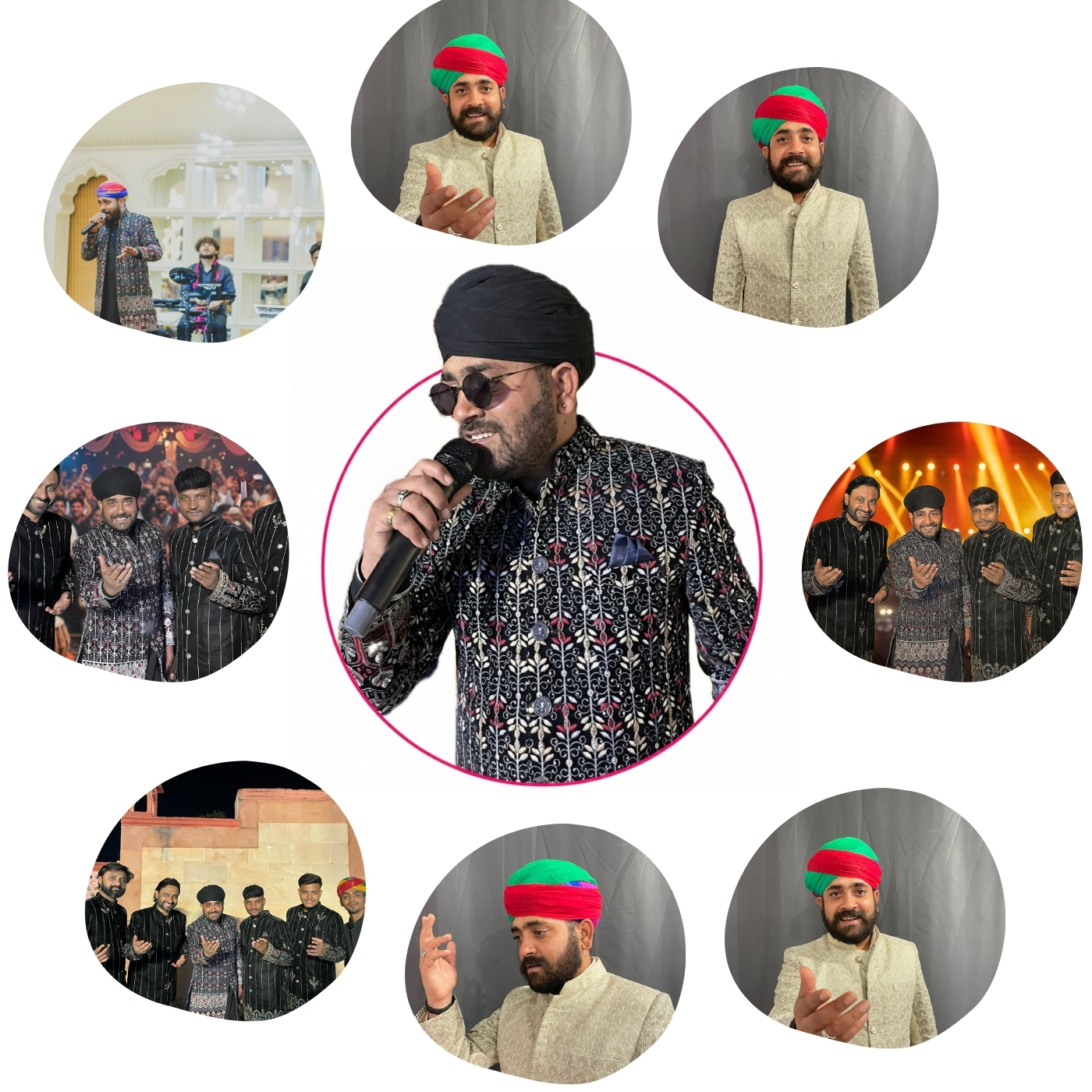 Folk Singer Performing